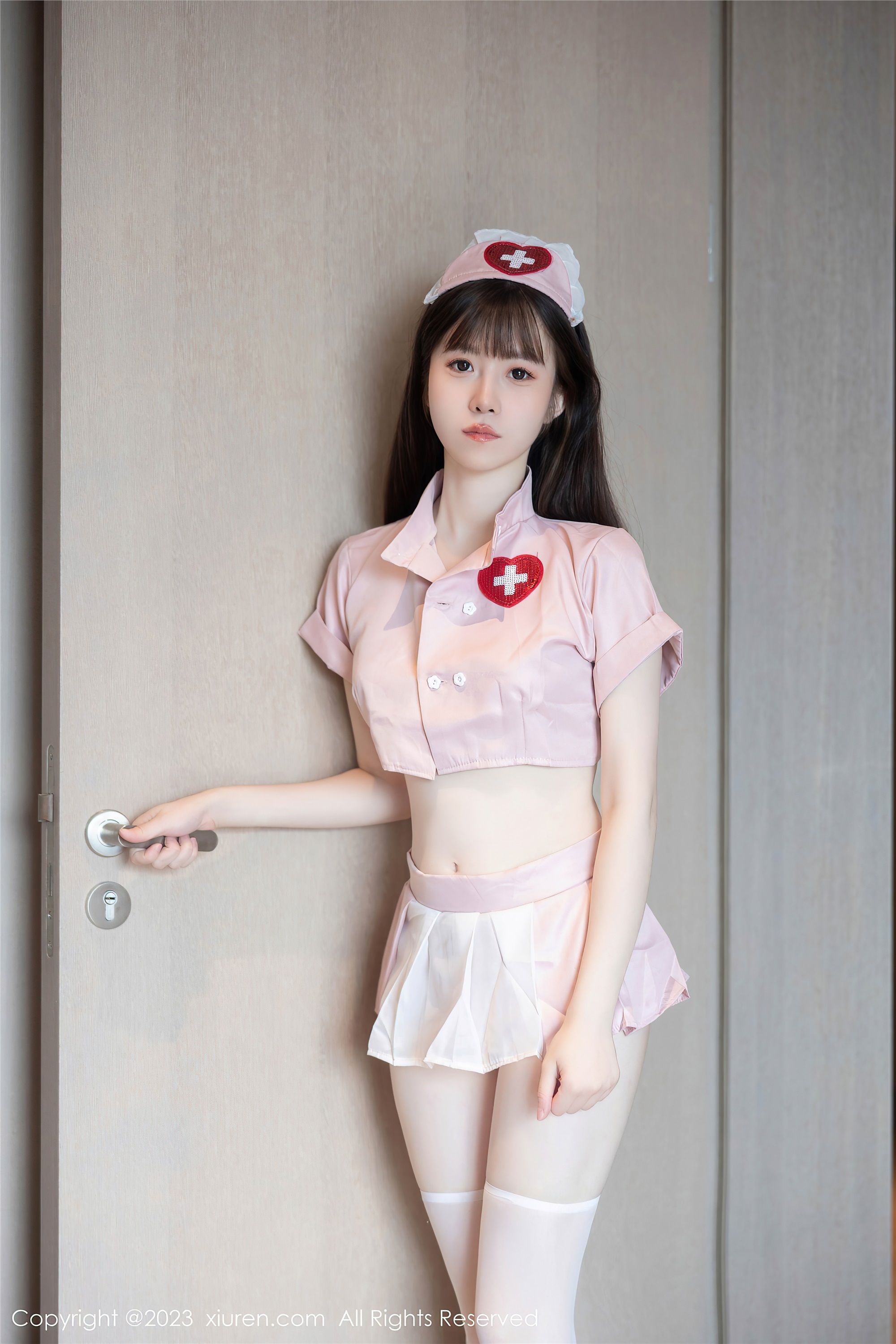 XiuRen Xiuren.com July 17, 2023 NO.7090 Lin Youyou Nurse uniform